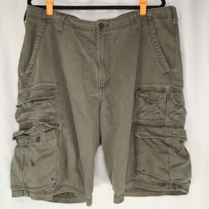 Lee Dungarees Gray Shorts Size 38 Cargo Board Hiking Work Shorts